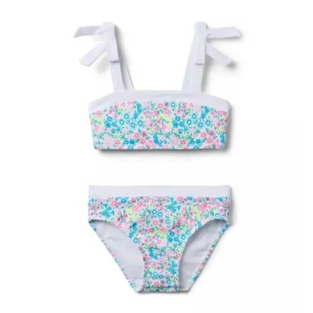 Janie and Jack Recycled Ditsy Floral 2-Piece Swimsuit size 16